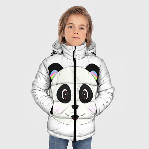 Зимняя куртка для мальчика Panda / 3D-Черный – фото 3