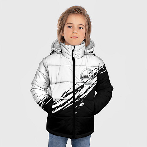 Зимняя куртка для мальчика NISSAN / 3D-Черный – фото 3
