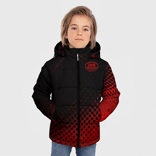 Зимняя куртка для мальчика JAWA / 3D-Черный – фото 3