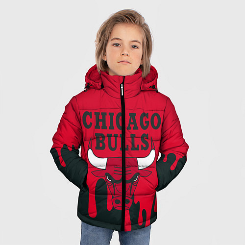 Зимняя куртка для мальчика Chicago Bulls / 3D-Черный – фото 3