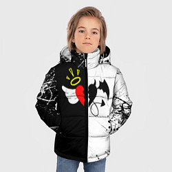 Куртка зимняя для мальчика Добро и зло, Payton Moormeier, цвет: 3D-черный — фото 2