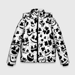 Куртка зимняя для мальчика MARSHMELLO FACE, цвет: 3D-черный