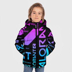 Куртка зимняя для мальчика Valorant, цвет: 3D-светло-серый — фото 2