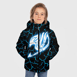 Куртка зимняя для мальчика FAIRY TAIL, цвет: 3D-черный — фото 2