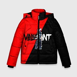 Куртка зимняя для мальчика Valorant Jett, цвет: 3D-черный
