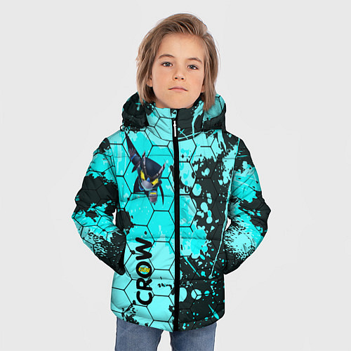 Зимняя куртка для мальчика Brawl Stars / 3D-Черный – фото 3