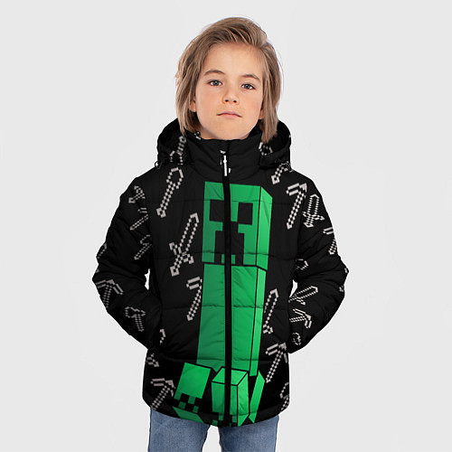 Зимняя куртка для мальчика MINERCRAFT / 3D-Черный – фото 3