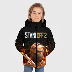 Куртка зимняя для мальчика STANDOFF 2 - Z9 СТАНДОФФ 2, цвет: 3D-черный — фото 2