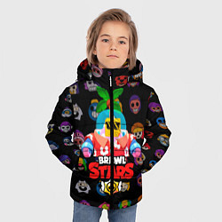 Куртка зимняя для мальчика BRAWL STARS NEW SPROUT 14, цвет: 3D-черный — фото 2
