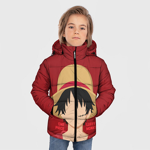 Зимняя куртка для мальчика Luffy / 3D-Черный – фото 3