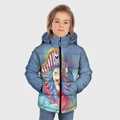 Зимняя куртка для мальчика Клоун Багги / 3D-Черный – фото 3