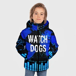 Куртка зимняя для мальчика Watch Dogs, цвет: 3D-черный — фото 2