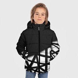 Куртка зимняя для мальчика BLACK GEOMETRY, цвет: 3D-черный — фото 2