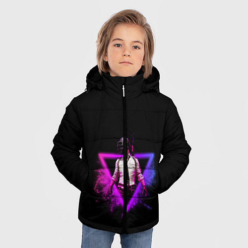 Зимняя куртка для мальчика Pubg / 3D-Черный – фото 3