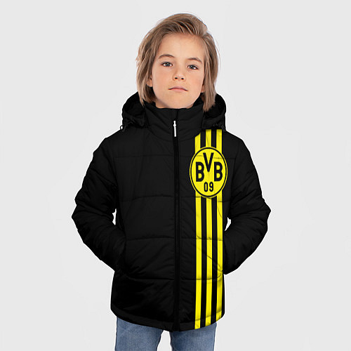 Зимняя куртка для мальчика BORUSSIA / 3D-Черный – фото 3