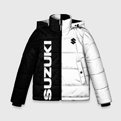Куртка зимняя для мальчика Suzuki Z, цвет: 3D-черный