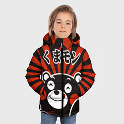 Куртка зимняя для мальчика Kumamon, цвет: 3D-светло-серый — фото 2
