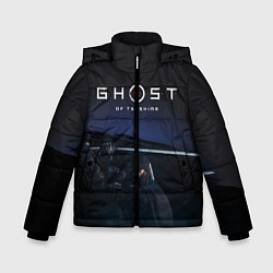 Куртка зимняя для мальчика Ghost of Tsushima, цвет: 3D-черный