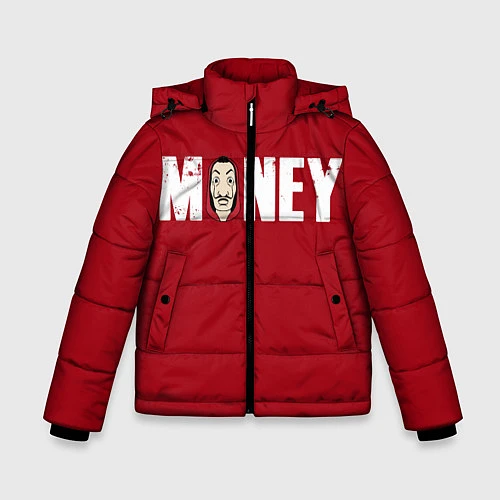 Зимняя куртка для мальчика Money / 3D-Светло-серый – фото 1