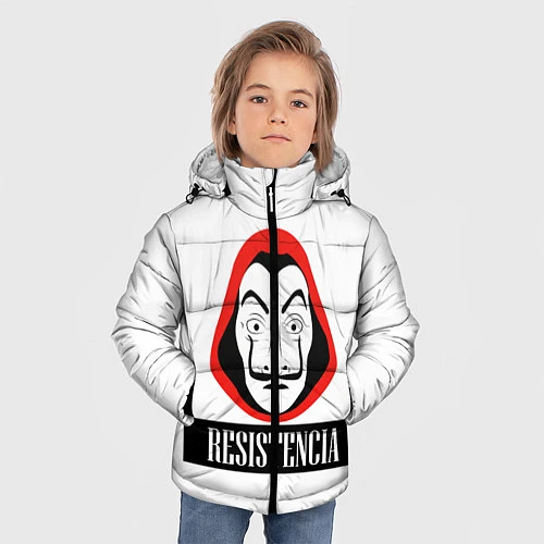 Зимняя куртка для мальчика Resistenicia / 3D-Черный – фото 3