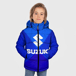 Куртка зимняя для мальчика SUZUKI, цвет: 3D-черный — фото 2