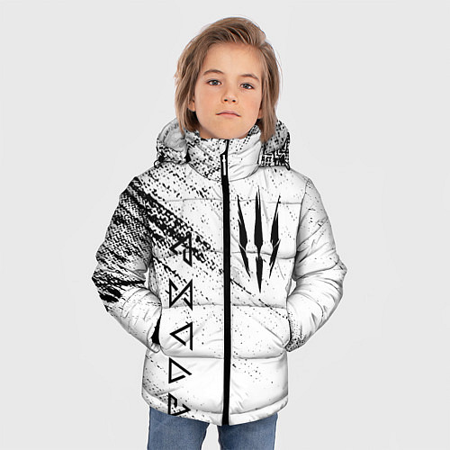 Зимняя куртка для мальчика THE WITCHER / 3D-Черный – фото 3