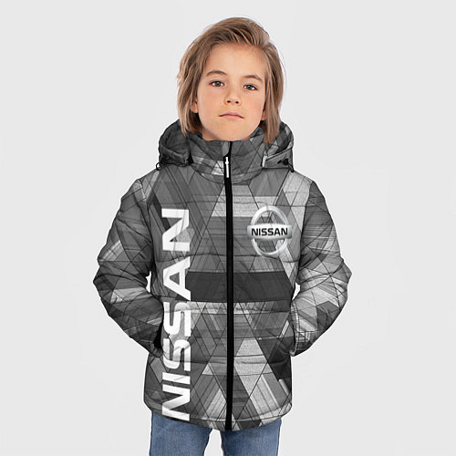 Зимняя куртка для мальчика NISSAN / 3D-Черный – фото 3