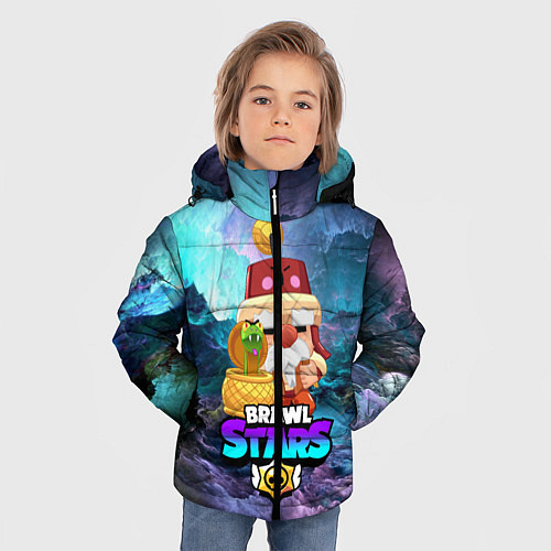 Зимняя куртка для мальчика BRAWL STARS GALE / 3D-Черный – фото 3