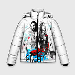 Куртка зимняя для мальчика FIGHT, цвет: 3D-светло-серый