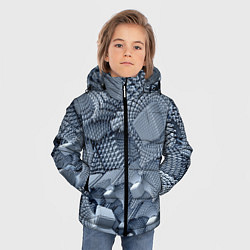 Куртка зимняя для мальчика GREY, цвет: 3D-светло-серый — фото 2