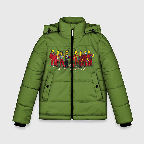 Зимняя куртка для мальчика БУМАЖНЫЙ ДОМ / 3D-Светло-серый – фото 1