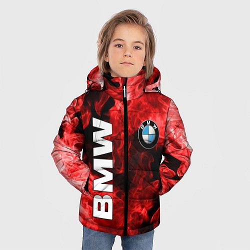 Зимняя куртка для мальчика BMW FIRE / 3D-Черный – фото 3
