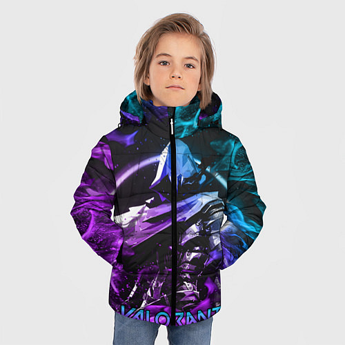 Зимняя куртка для мальчика VALORANT OMEN / 3D-Черный – фото 3