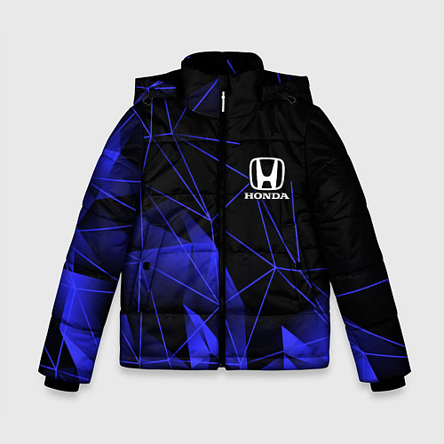 Зимняя куртка для мальчика HONDA / 3D-Светло-серый – фото 1