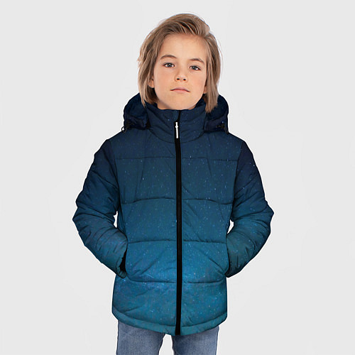 Зимняя куртка для мальчика BlueSpace / 3D-Черный – фото 3