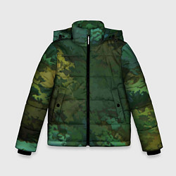 Куртка зимняя для мальчика Армейский Камуфляж Ранний, цвет: 3D-светло-серый