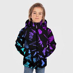 Куртка зимняя для мальчика PATTERN THE LAST OF US Z, цвет: 3D-черный — фото 2