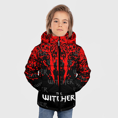 Зимняя куртка для мальчика The Witcher / 3D-Черный – фото 3