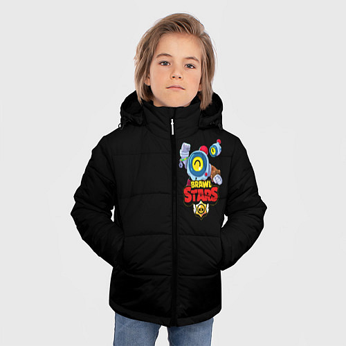 Зимняя куртка для мальчика BRAWL STARS NANI / 3D-Черный – фото 3