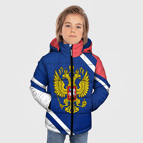 Зимняя куртка для мальчика RUSSIA SPORT / 3D-Черный – фото 3