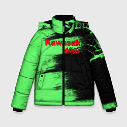 Куртка зимняя для мальчика Kawasaki, цвет: 3D-черный