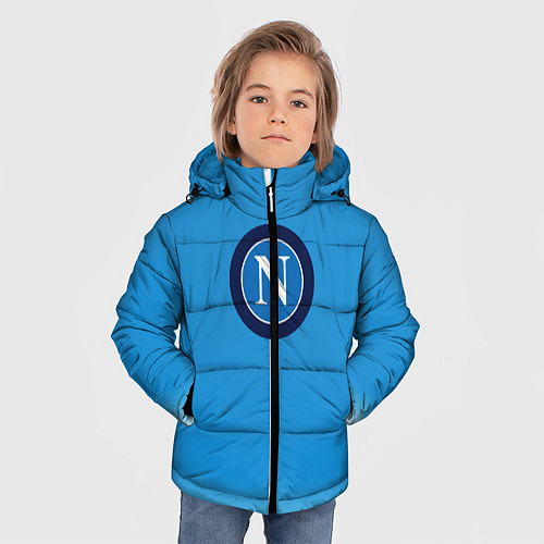 Зимняя куртка для мальчика Наполи / 3D-Черный – фото 3