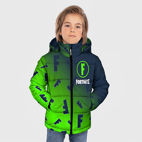 Зимняя куртка для мальчика FORTNITE ФОРТНАЙТ / 3D-Черный – фото 3