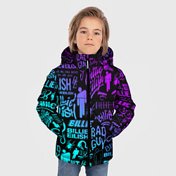 Куртка зимняя для мальчика BILLIE EILISH БИЛЛИ АЙЛИШ, цвет: 3D-красный — фото 2