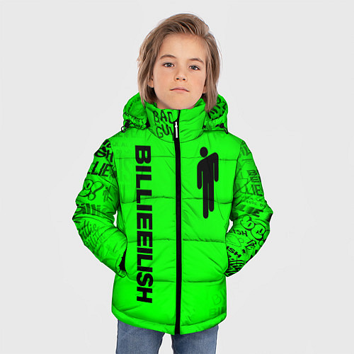 Зимняя куртка для мальчика BILLIE EILISH БИЛЛИ АЙЛИШ / 3D-Черный – фото 3