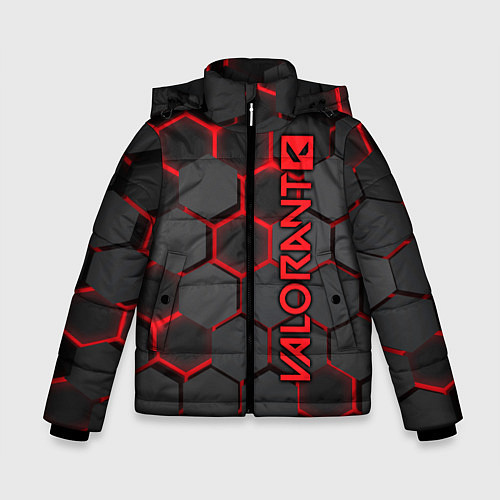 Зимняя куртка для мальчика Valorant / 3D-Светло-серый – фото 1