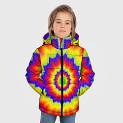 Куртка зимняя для мальчика Tie-Dye, цвет: 3D-черный — фото 2