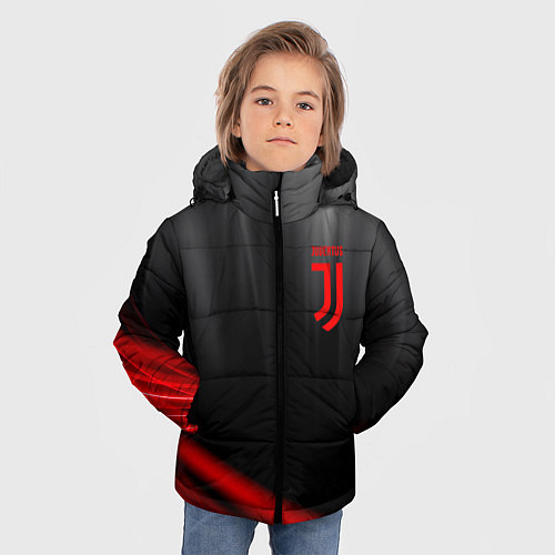 Зимняя куртка для мальчика JUVENTUS / 3D-Черный – фото 3