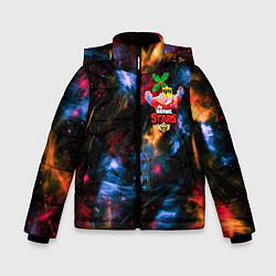 Куртка зимняя для мальчика BRAWL STARS SPROUT СПРАУТ, цвет: 3D-черный