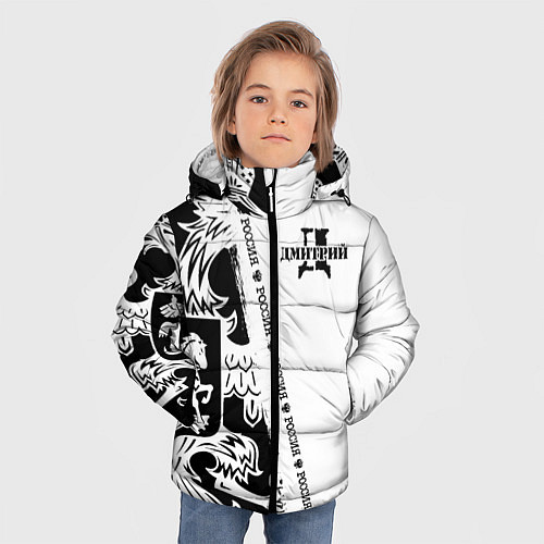 Зимняя куртка для мальчика Дмитрий / 3D-Черный – фото 3